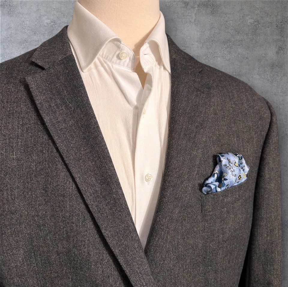 KENNETH COLE Slim fit Men Blazer 50R Sport Coat 2-Button Jacket Brown Wool Blend - Image 3 of 4