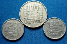 ALGERIE. Lot  de 3 pièces de qualité, voir détail !!!