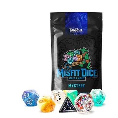 Fanroll - Mystery Misfit Resin Polyhedral Dice Set - Brandneu & Versiegelt