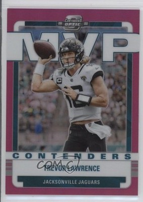 2022 Panini Contenders Optic MVP Pink Prizm 30/75 Trevor Lawrence #MVP-12 4f5