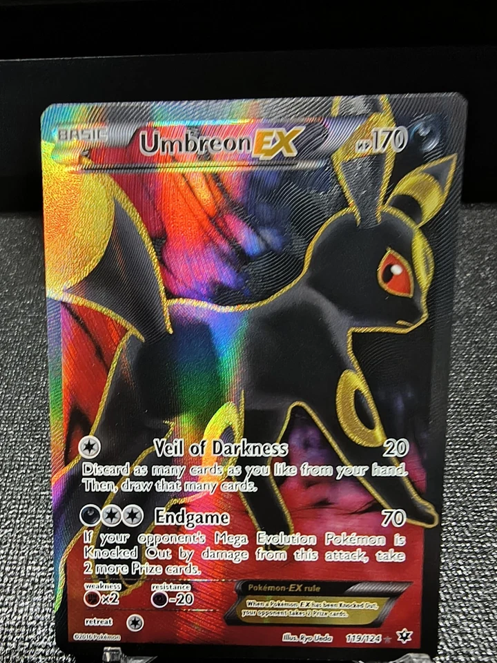 Pokémon TCG Umbreon EX 119/124 NM/M Full Art Ultra Rare XY Fates Collide - Image 2 of 4
