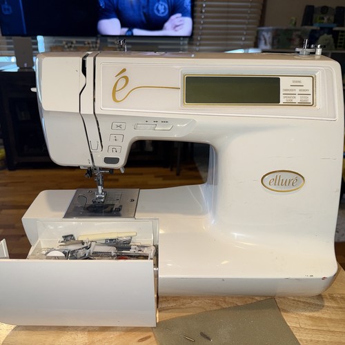 Baby Lock ESL Ellure Home Electric Sewing Embroidery Machine For Parts or Repair
