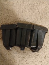 1942 German Army K98 Mauser Rifle Ammunition Leather Pouch WW2