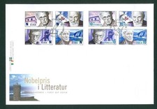 Sweden, Ireland 2004 FDC Cachet. Nobel Prize Literature