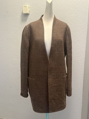 Max Mara Cucito a Mano Reversible Plaid Virgin Wool Cashmere Overcoat 10