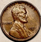 1925-D Lincoln Cent Wheat Penny, Better Date Almost Uncirculated Condition