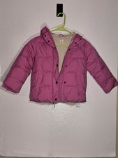Crewcuts Little Girls Puffer Jacket Pink Cozy Classic XS