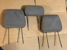 2006 - 2008 Dodge Ram 2500 3500 Mega Cab Rear Headrest Set Gray Cloth Oem 2006 - 2008 Dodge Ram 2500 3500 Mega Cab Rear Headrest Set Gray Cloth Oem