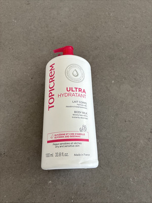 Topicrem Essentials Ultra-Moisturizing BODY MILK 1000ml 33.8 floz | Exp 05/2027