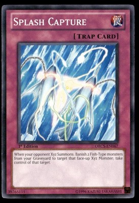 Splash Capture Order of Chaos ORCS-EN067 Common / Short Print Yugioh LP