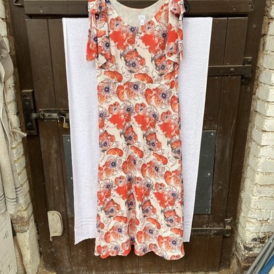 Alba Moda Damen Maxikleid Kleid Lang Bunt Gr 42