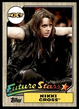 2017 Topps WWE Heritage #R-3 Nikki Cross NXT Future Stars