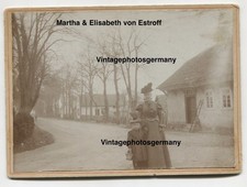 G1998 Foto CDV KBA Adel Martha und Elisabeth von Estroff Monarchie