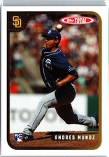 2020 Topps Total - Andres Munoz #74 San Diego Padres