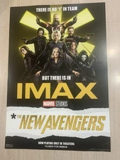 THE NEW AVENGERS THUNDERBOLTS 2025 POSTER AMC IMAX 19x13 HARD CARD MAILED ROLLED