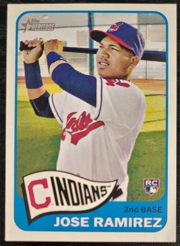 2014 Topps Heritage High Numbers JOSE RAMIREZ Rookie RC H590 Cleveland Indians