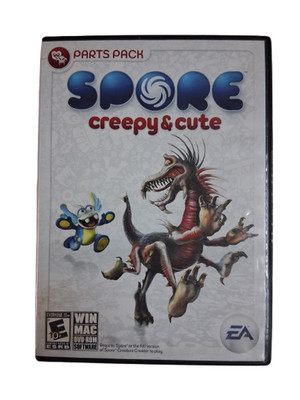 Spore Creepy and Cute Parts Pack PC DVD CIB Expansion EA Maxis Creature Builder