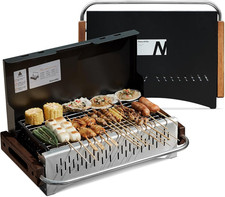 Barbecue a Carbonella, Pieghevole, 50,2 X 32,8 X 33,5 Cm, Portatile, Da Campeggi