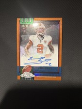 2025 Topps Chrome - Emeka Egbuka Orange Auto /25 (RC, AU) #1990-EE