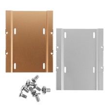 2pcs Metal Hard Drive Tray For Slot Rear Panel Mount Bracket Computer Hard