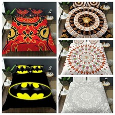 3D Abstract Geometric Floral Colorful Quilt Cover Duvet Cover Comforter set