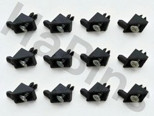 139199 X 12 IKEA KOMPLEMENT PAX Wardrobe Shelf Support/Plug/Pins/Brackets -Black