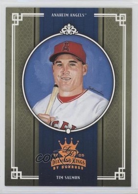 2005 Donruss Diamond Kings Bronze 81/100 Tim Salmon #5 s7f
