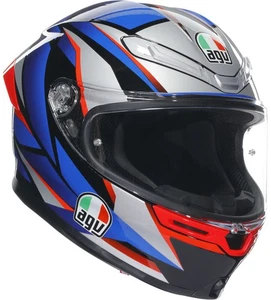 Agv K6-S - Slashcut Black/Blue/Red Motorcycle Helmet
