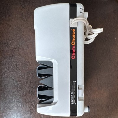 Chef'sChoice 320 Electric Knife Sharpener Diamond Hone Automatic Non-slip Base