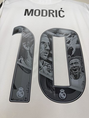 Modric #10 Mens XL Adidas Real Madrid Authentic Long Sleeve