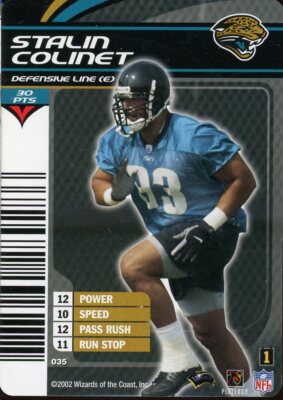 2003 NFL Showdown STALIN COLINET JAGUARS #035 | eBay