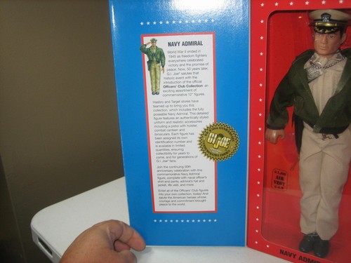 Figurina commemorativa GI Joe Navy Admiral edizione limitata seconda guerra mondiale 1996 - Foto 5 di 9