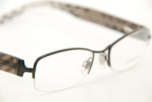 Auténticas gafas Burberry 1169 1001 negras/grises a cuadros 51 mm marcos gafas RX - Imagen 4 de 10