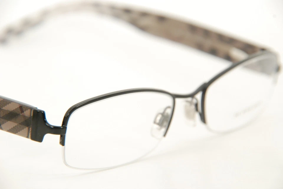 Auténticas gafas Burberry 1169 1001 negras/grises a cuadros 51 mm monturas gafas RX Foto 4 de 4