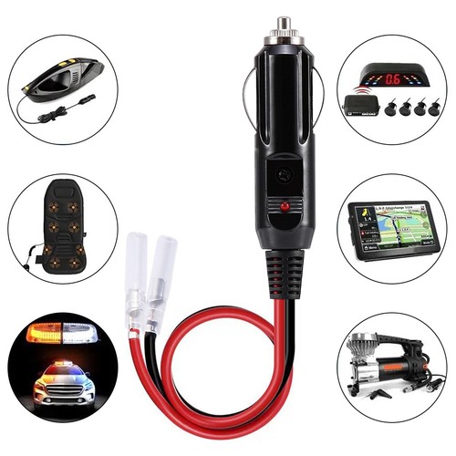 4 Stück Auto abgesichert Zigarettenanzünder Adapter Stecker Ersatz mit LED Licht USA - Bild 7 von 10