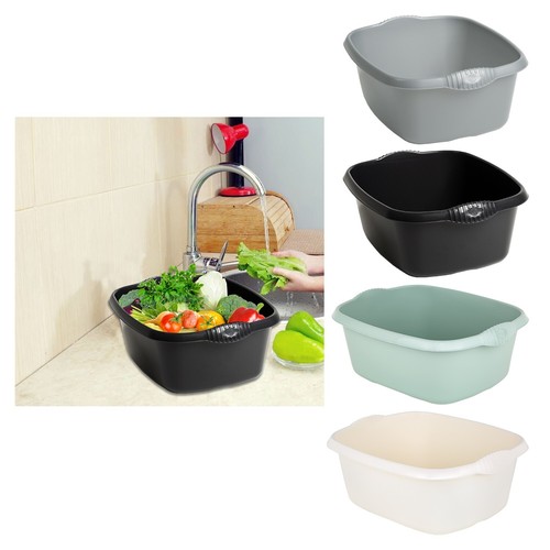 32 & 39cm Plastic 5 Colour Washing Up Sink Bowl Strong Durable Caravan Basin Tub - Picture 5 of 29