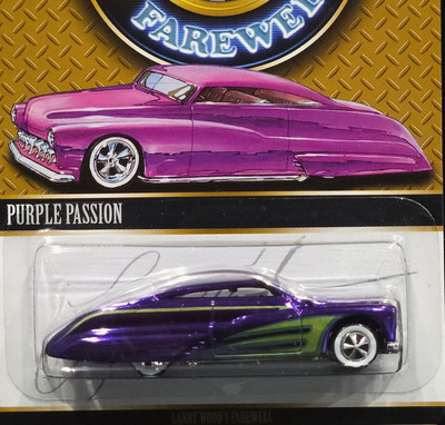 Hot Wheels Purple Passion Larry Wood Farewell RLC Red Line Club HWC Car /05000
