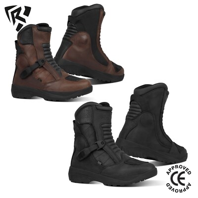 NEU MOTORRAD WASSERDICHT STIEFEL MOTORRAD ADVENTURE SCHUHE STORM CE UKCA LEVEL 2