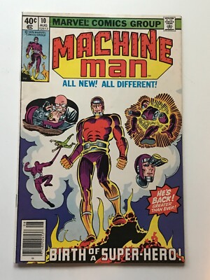 MACHINE MAN #10 VF/VF+ MARVEL BRONZE AGE 1979 - BACK ISSUE BLOWOUT