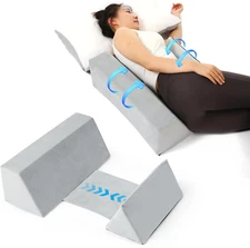 Positioning Wedge Pillow Side Sleeping Belt Connection, Limit Width Adjustable B