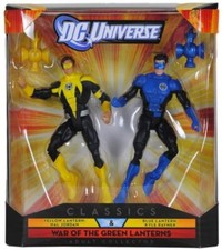 Green Lantern figures DC Comics Universe  Hal Jordan & Kyle Rayner 6" toy set  