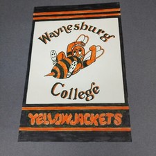 Waynesburg College Yellowjackets Pennsylvania 6x4 Scrapbook Shadowbox Artwork