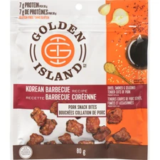 2-Pack Golden Island Pork Snack Bites Korean Barbecue Recipe