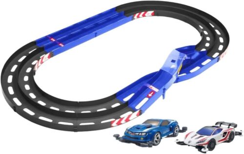 TAMIYA Mini 4WD Edizione Speciale Circuito Home Ovale Cambio Corsia Tridimensionale - Foto 11 di 24