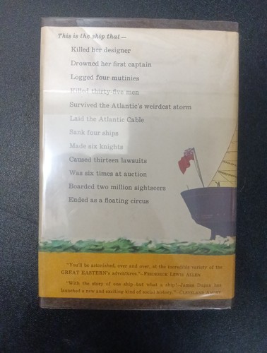 Vintage! The Great Iron Ship by James Dugan 1953 Illustrated HCDJ. Very Good. - Picture 4 of 8
