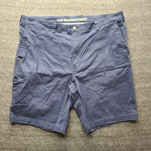 Duluth Trading Shorts Mens 42 Flex Ballroom Khakis Relaxed Fit Cargo 11" Inseam