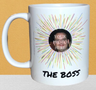 Personalised PHOTO The Boss Headshot Of Your Boss, Wife