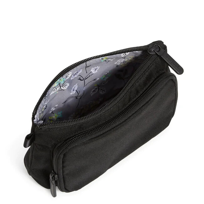 Vera Bradley Lighten Up Compact Organizer Black Makeup Cosmetic