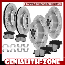 320mm Front and Rear Disc Rotors Brake Pads for 300 Charger Challenger Magnum