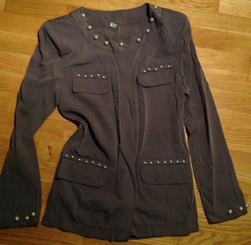 Madonna Style: ORIGINAL 1980-iger Jacke / Bluse Viskose Perlen 36 NEU❗️ - Bild 3 von 10